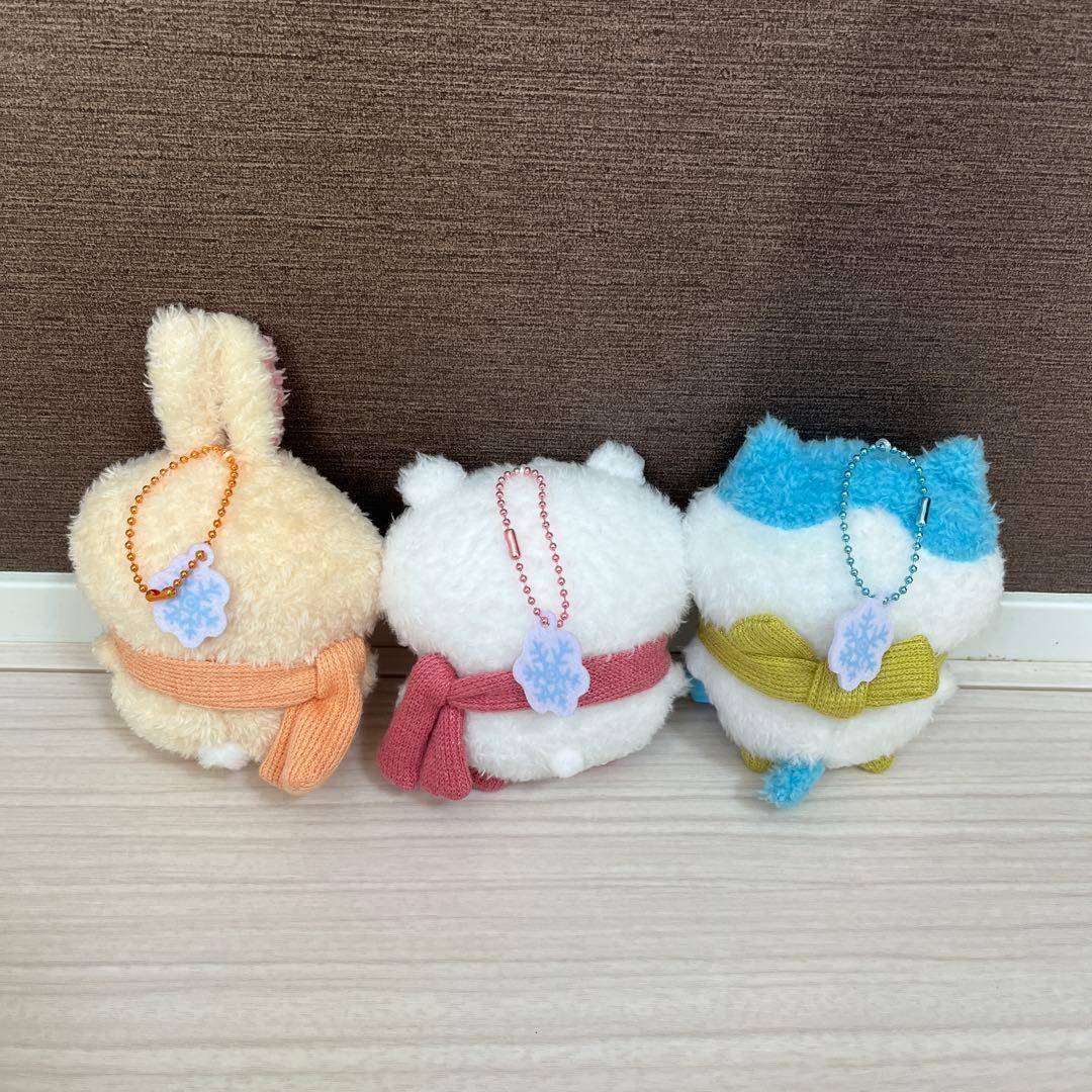 ちいかわ ハチワレ うさぎ ぬくぬくの装いマスコット