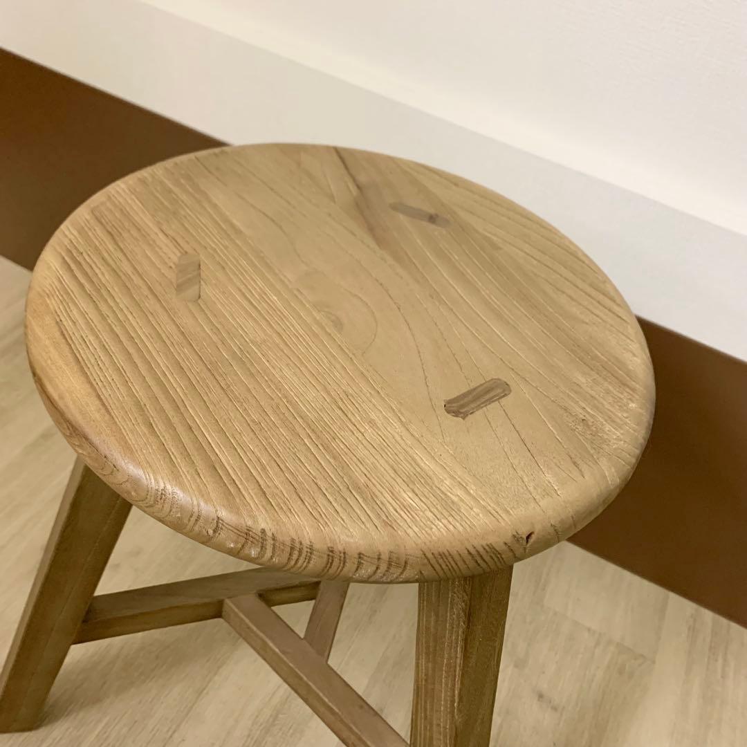 ZARA  エルムウッドスツール チェア