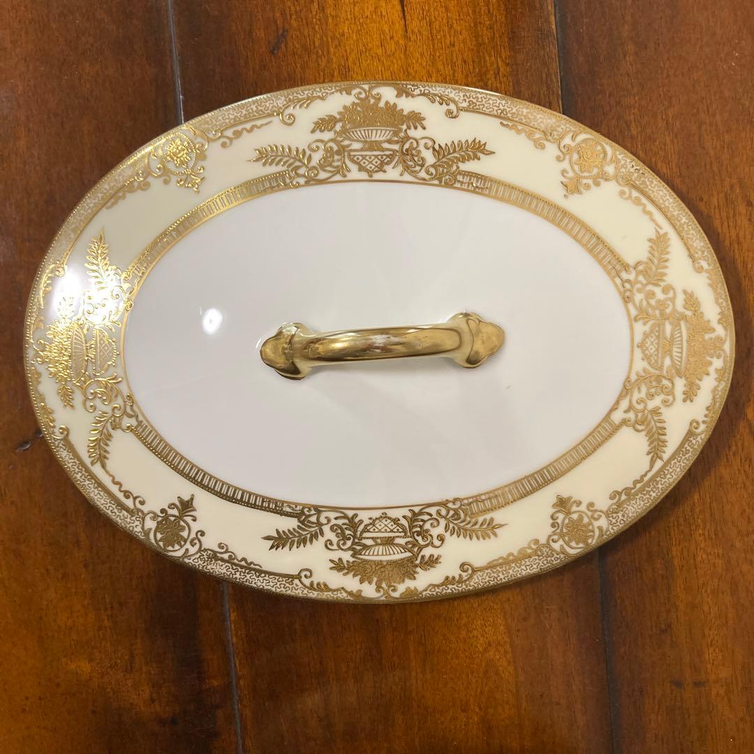 SALE 未使用品　オールドノリタケ　スープチューン　 アンティーク　金彩