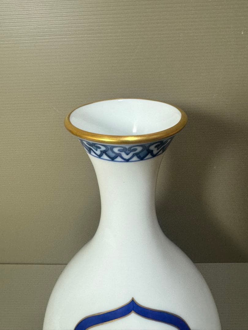 2228 香蘭社　金彩　花瓶