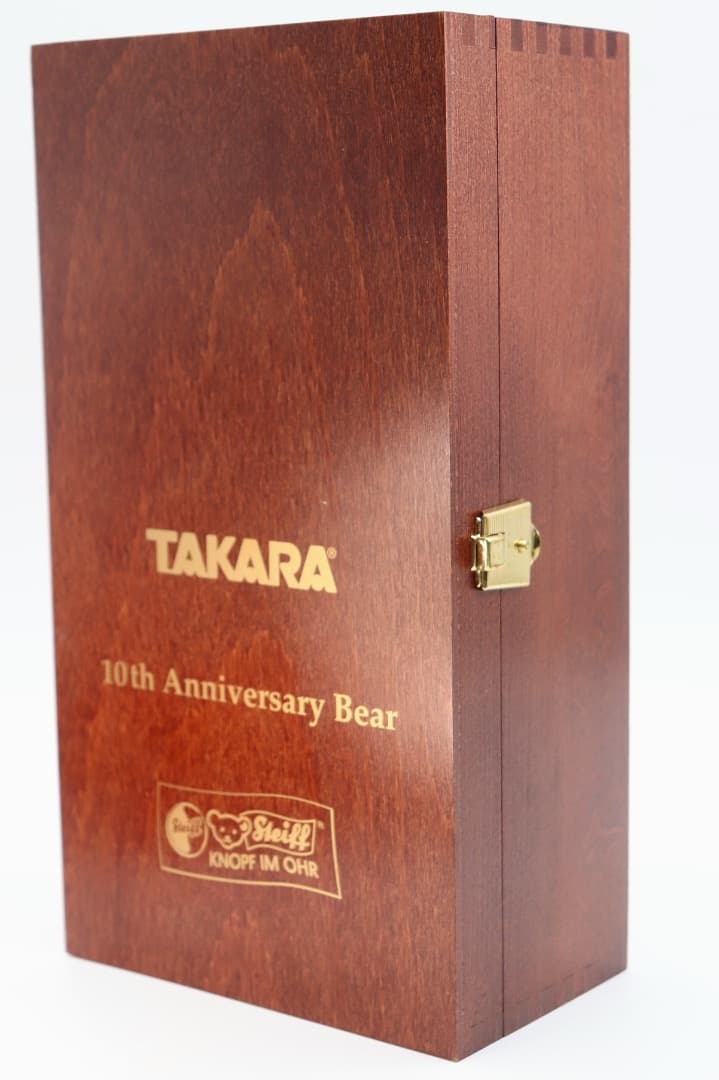 STEIFF-TAKARA シュタイフ-タカラ10周年記念タカラ 青いテディベア