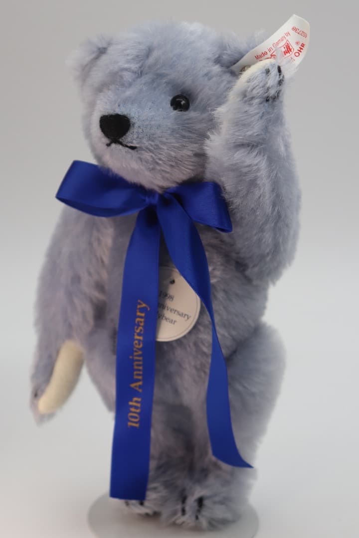 STEIFF-TAKARA シュタイフ-タカラ10周年記念タカラ 青いテディベア