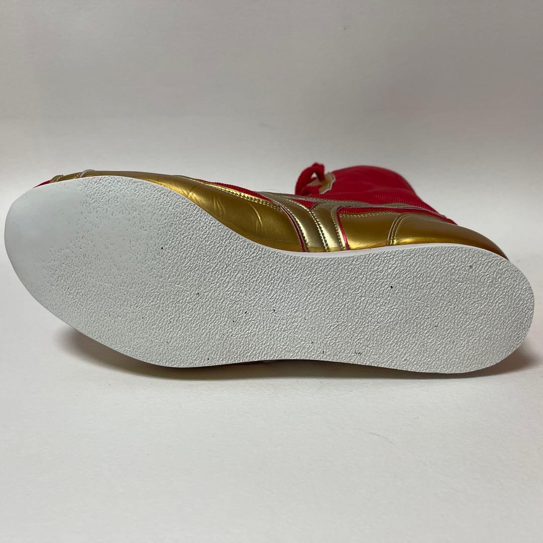 ボクシングシューズ ミズノ 27.5センチ 赤 レッド