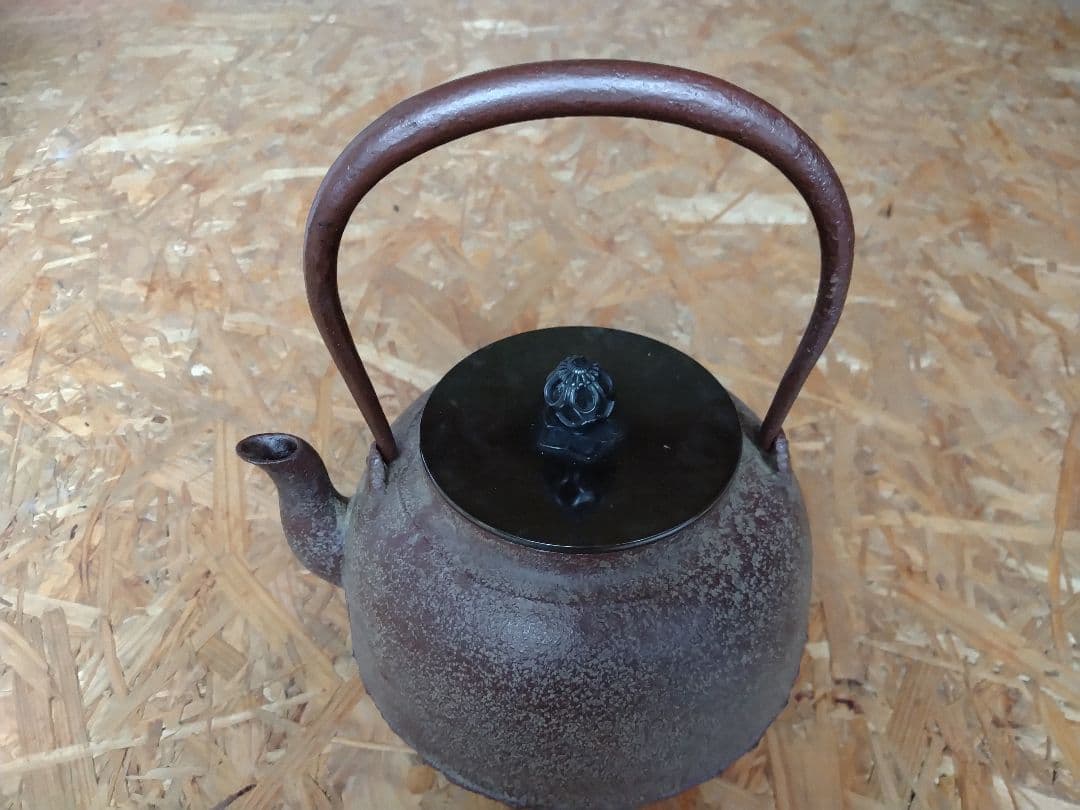 リ*ク様 茶道具鉄瓶　政光製 木箱付き（未使用品）