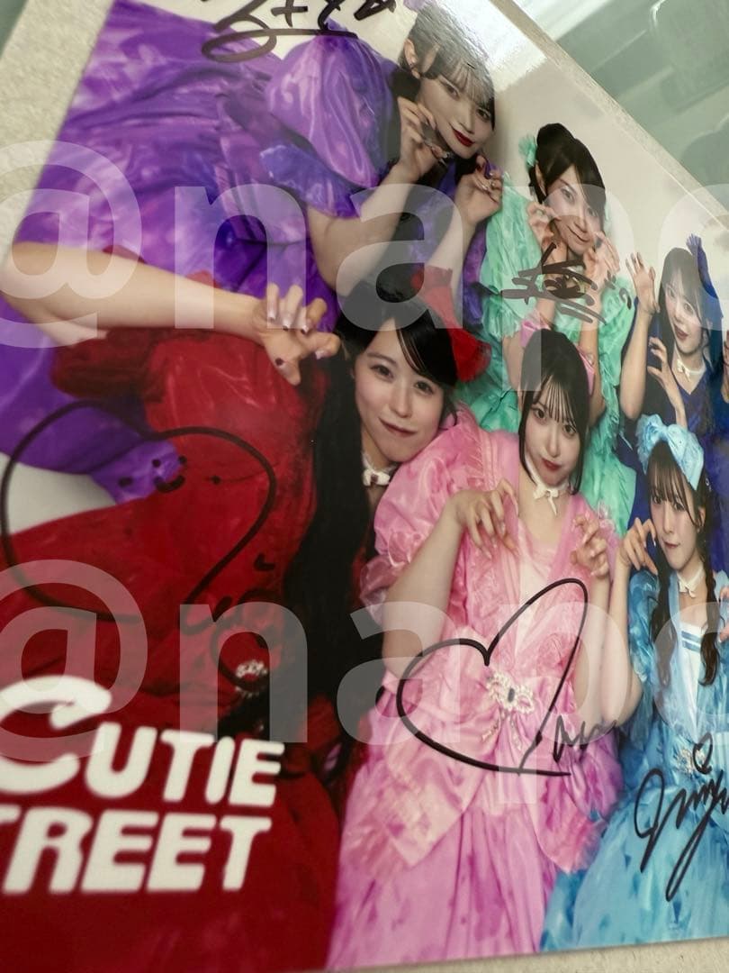 CUTIE STREET 全員サイン入り ライブフォト 2Lサイズ