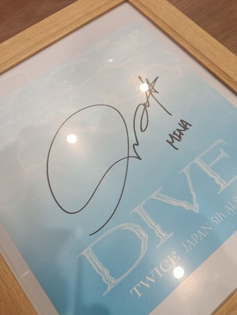 TWICE ミナ DIVE 直筆サイン 完品