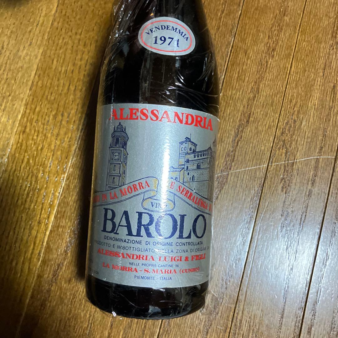 ワイン Alessandria Barolo 1971 720ml
