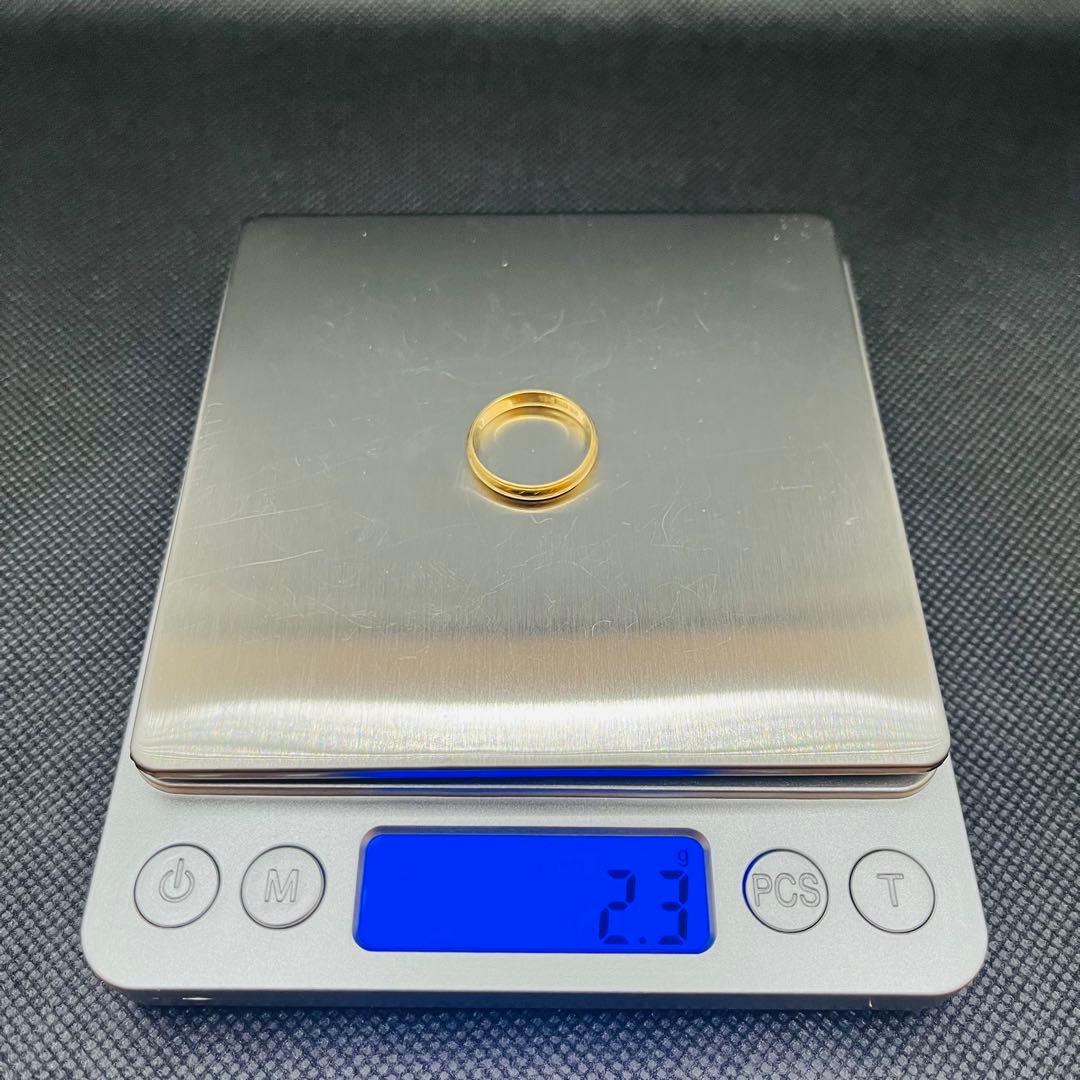 K18 2.3g レトロデザインリング 昭和ヴィンテージ 11号 鑑定済