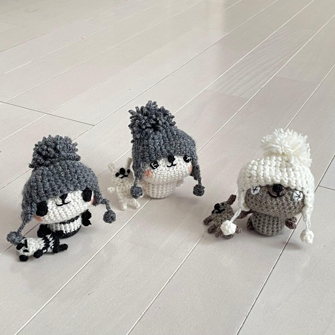 ロールケーキシリーズ、あったかシリーズ、編み物シリーズ。