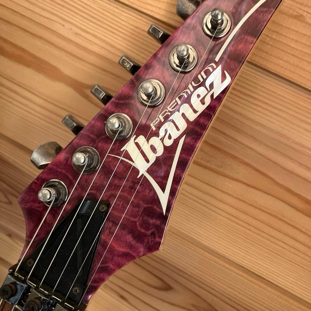 Ibanez Premium エレキギター パープル 24フレット