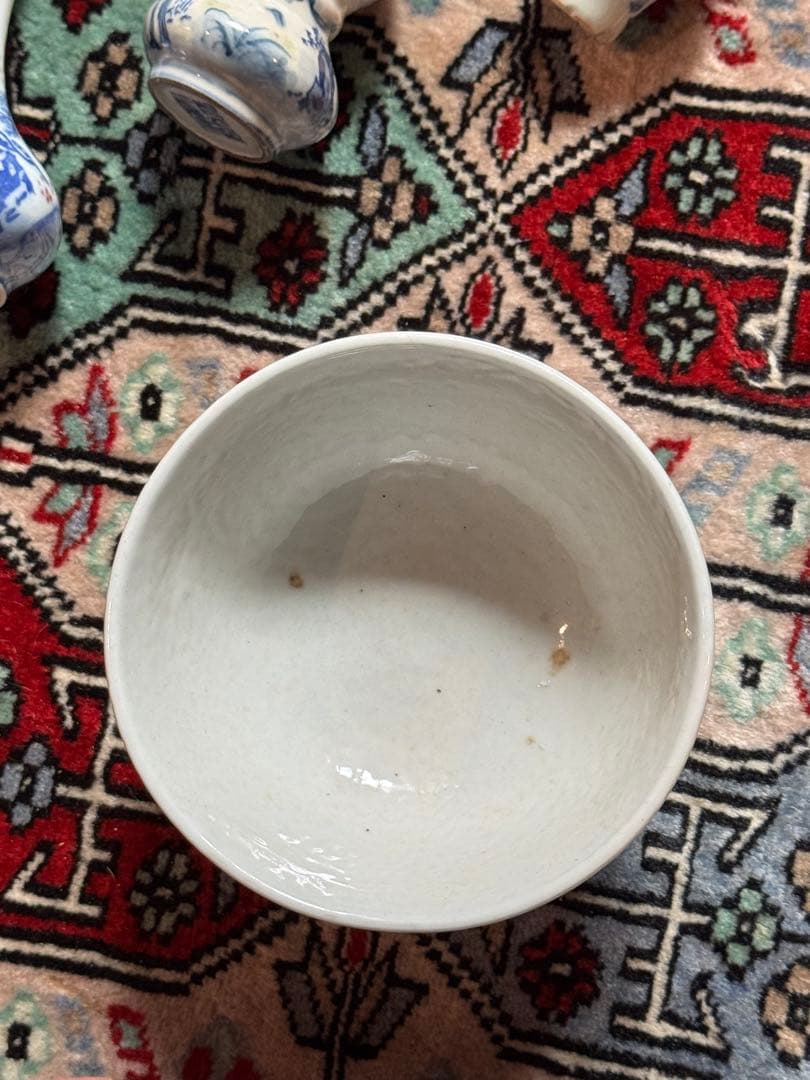 ‼️最後の値段‼️リサイクルFORT‼️中国製で青磁染付龍の図鉢