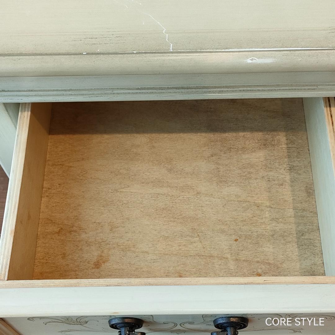 アンティーク　ビンテージナイトテーブル ロココ調　A33