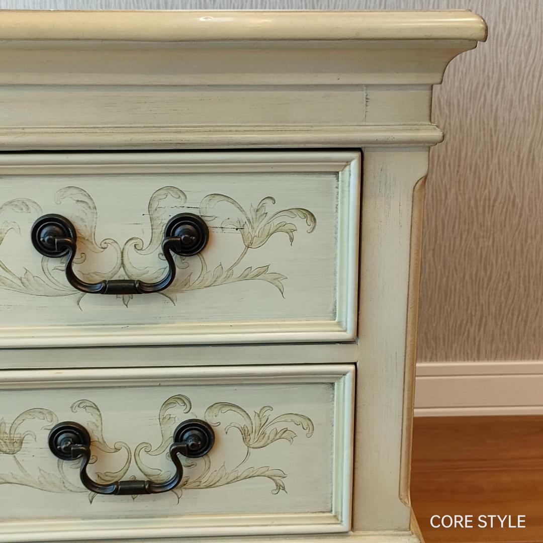 アンティーク　ビンテージナイトテーブル ロココ調　A33