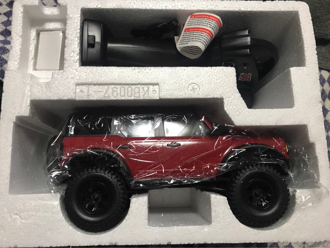 トラクサス　1/18　TRX4M　ブロンコ　 97074クローラー-1 レッド