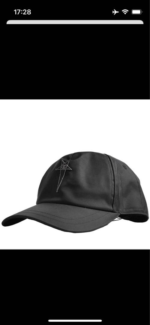 Rick Owens × Champion BASEBALL CAP キャップ