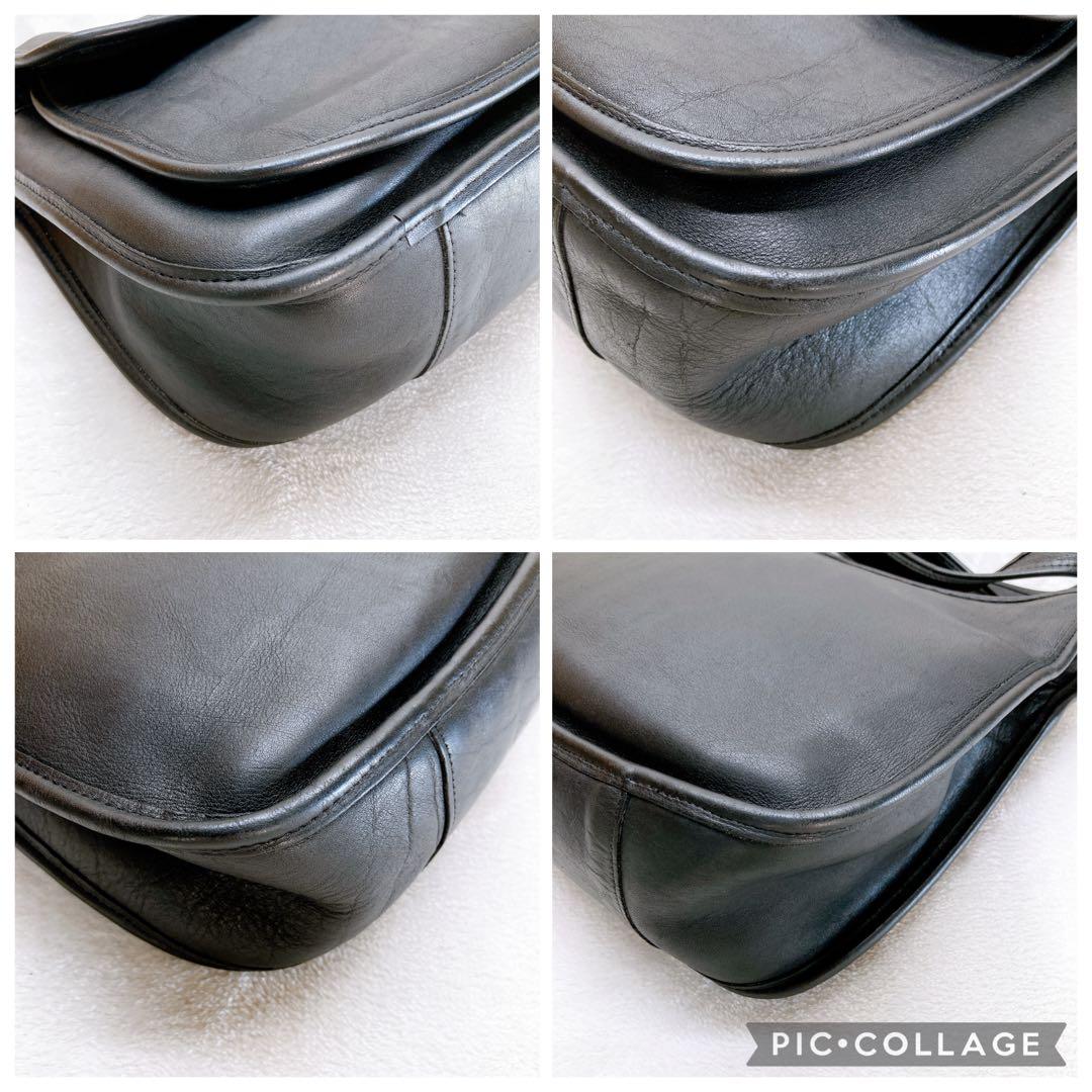 ✨美品✨COACH コーチ ターンロック エルゴ トートバッグ ブラック レザー