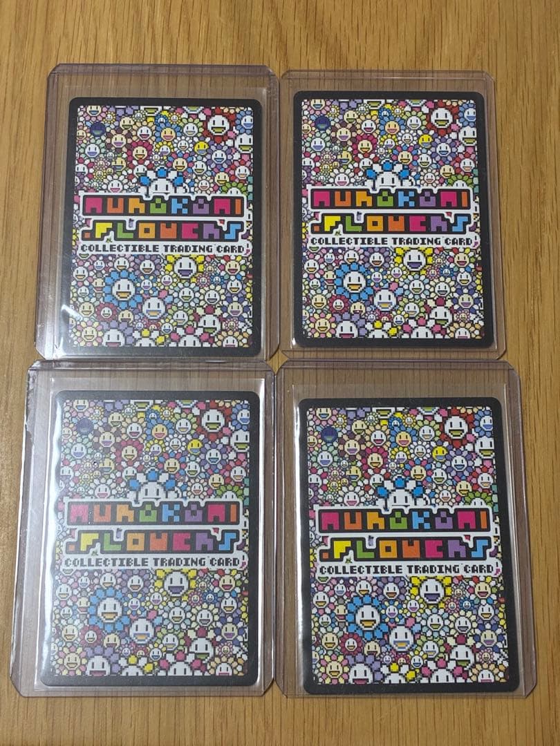 村上隆とトレカの世界☆UR 4枚セット★108フラワーズ