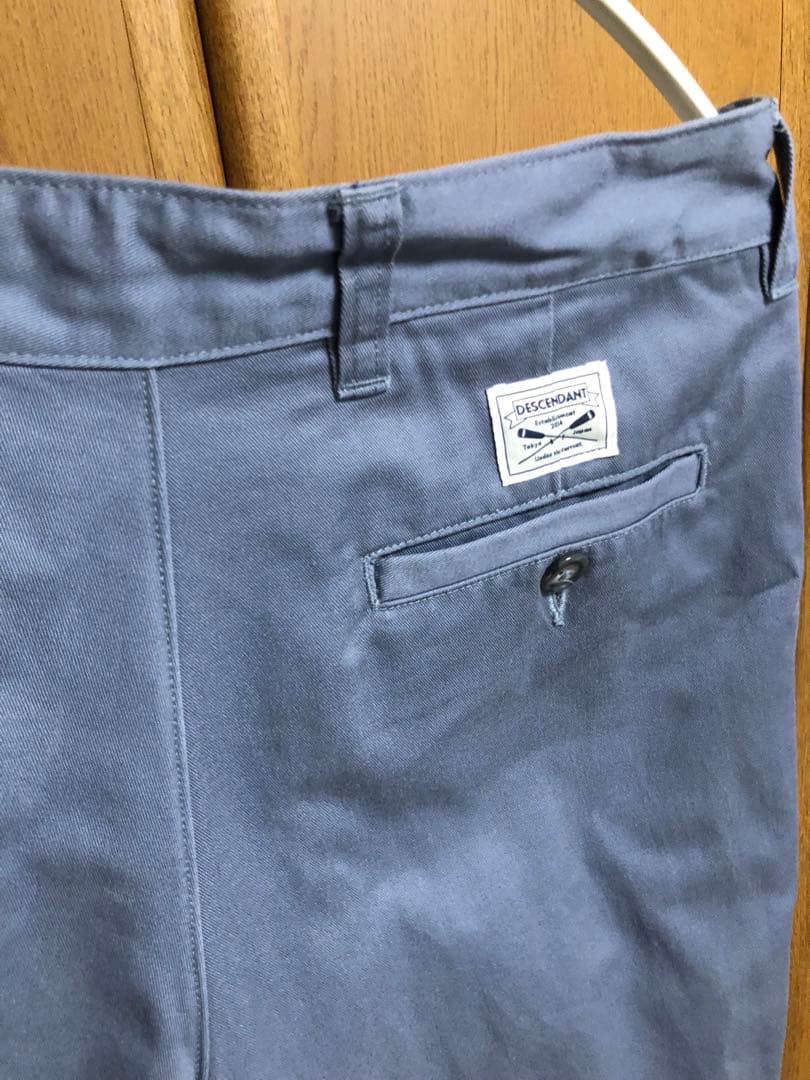 DESCENDANT DC-3 TWILL TROUSERS ツータックチノ