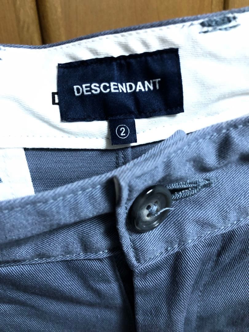 DESCENDANT DC-3 TWILL TROUSERS ツータックチノ