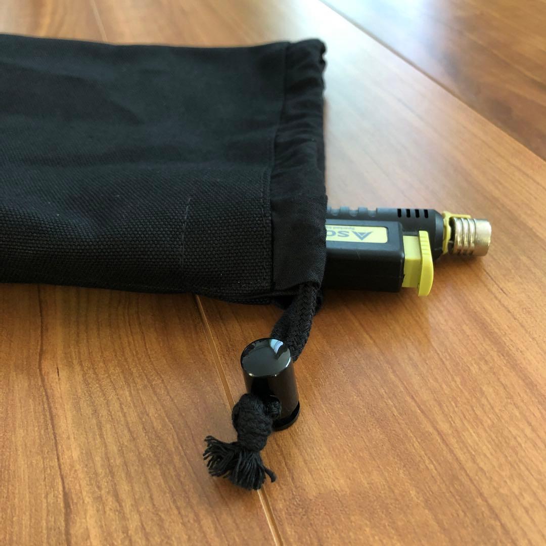 ごん様オーダーノラズフレームwnt1000天板用バッグブラック8号帆布生地他1点