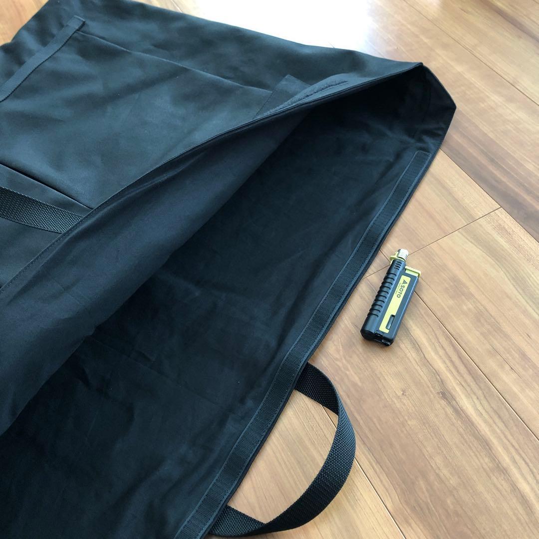 ごん様オーダーノラズフレームwnt1000天板用バッグブラック8号帆布生地他1点