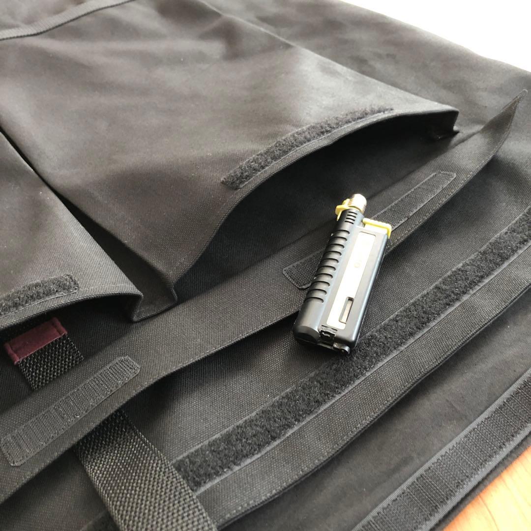 ごん様オーダーノラズフレームwnt1000天板用バッグブラック8号帆布生地他1点