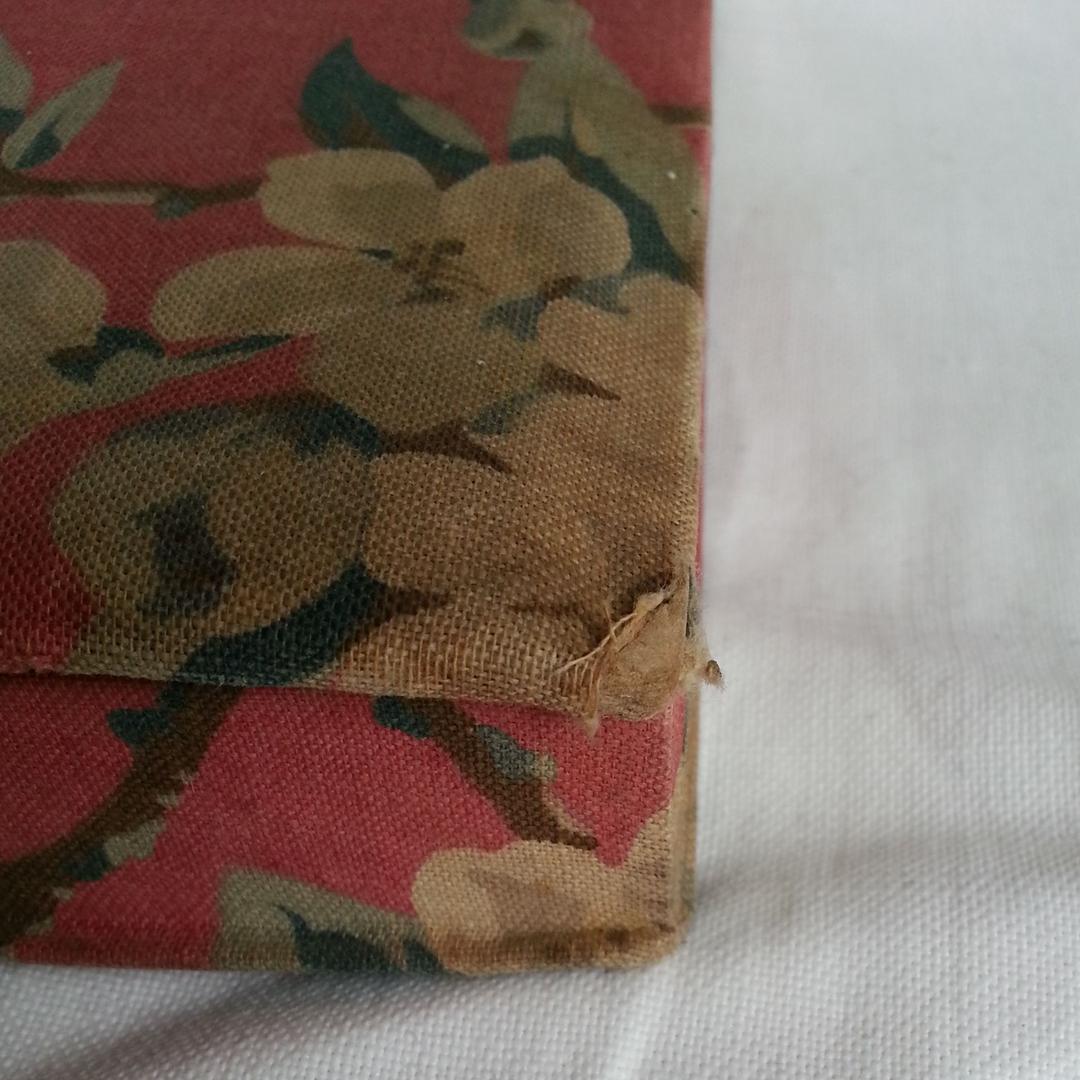 カルトナージュ 花 ピンク フランス アンティーク