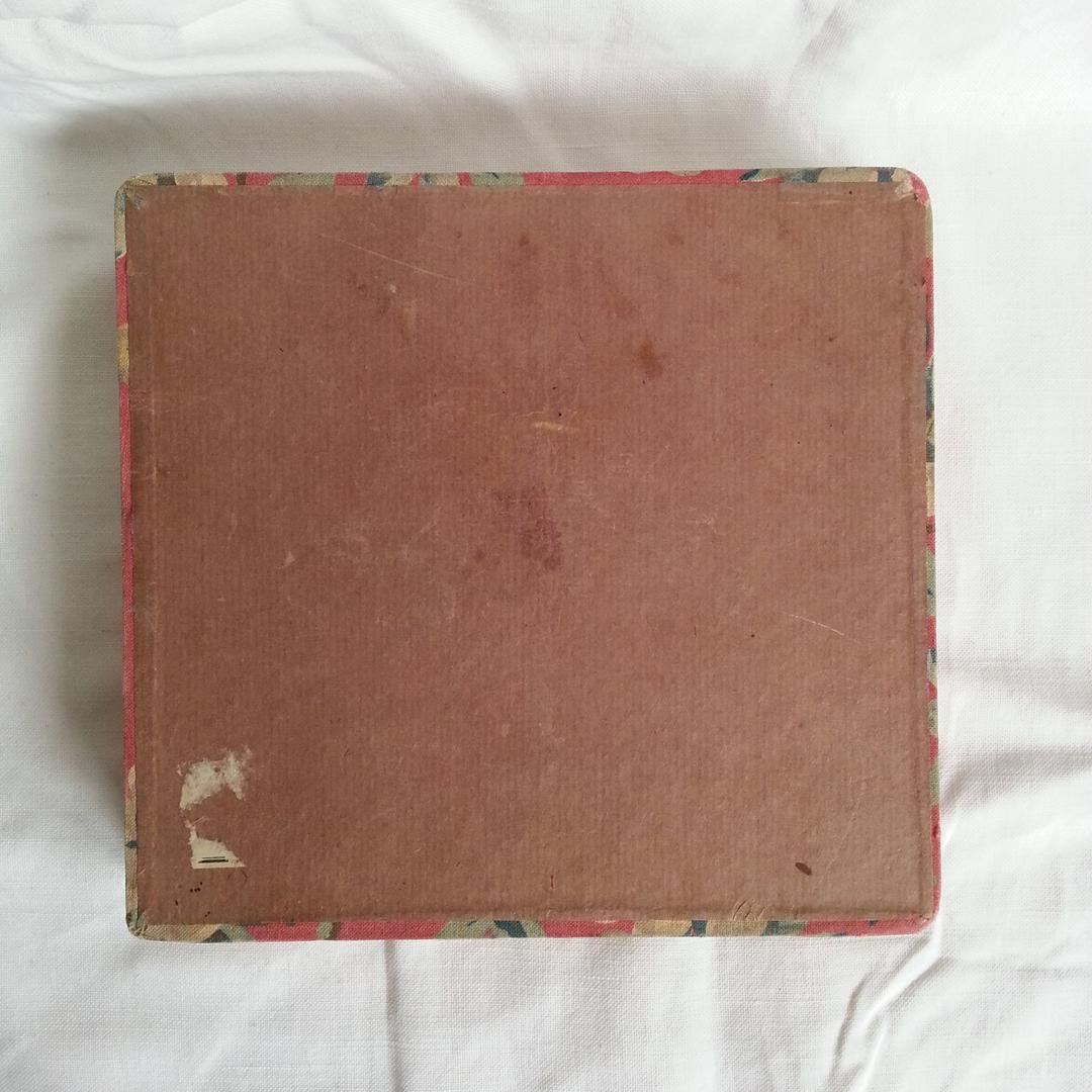 カルトナージュ 花 ピンク フランス アンティーク