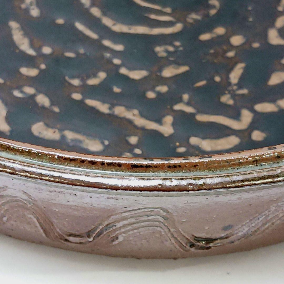 専用Y2846-3 茶道具 須恵窯 徳沢守俊 鉢 建水 直径22㎝ 共箱　て