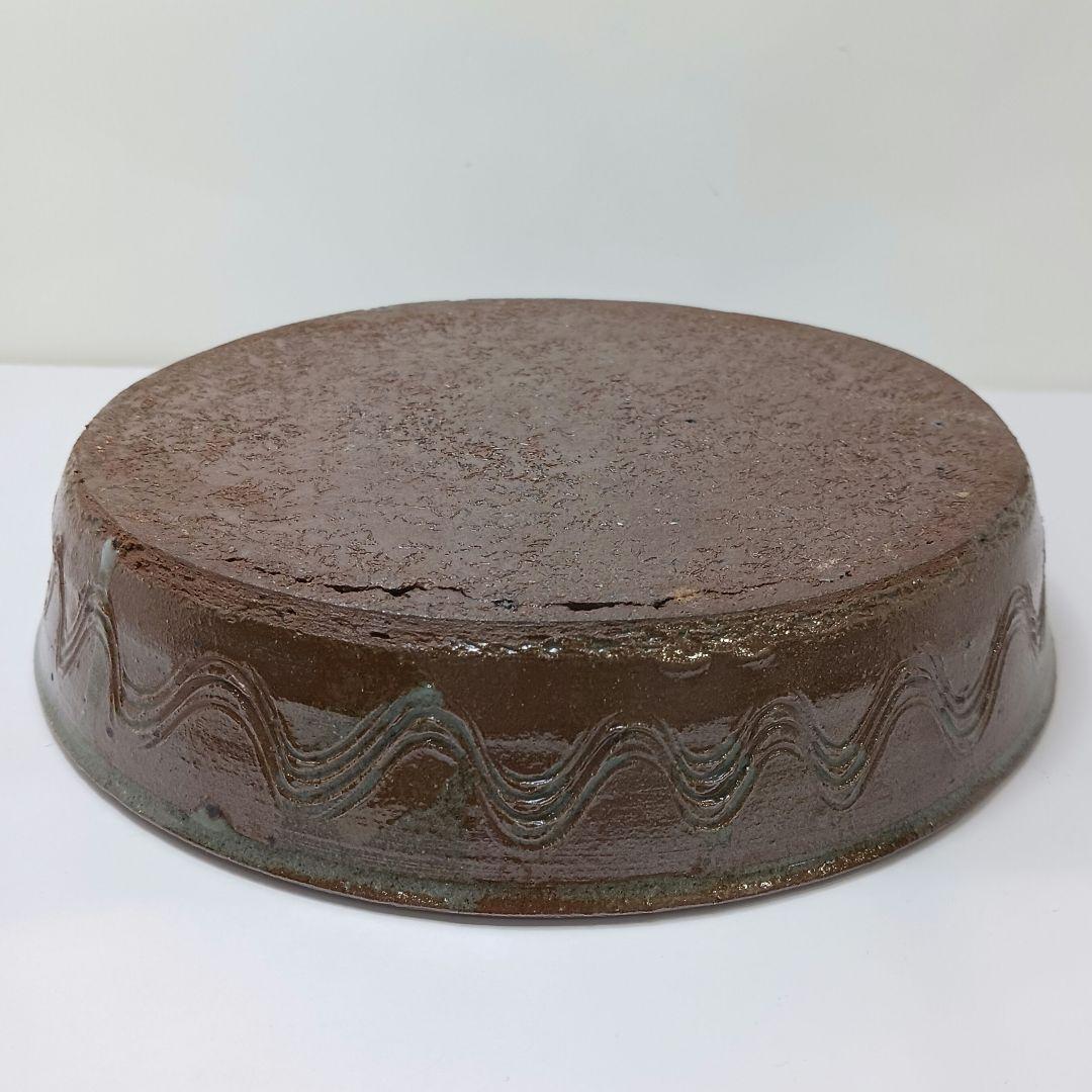 専用Y2846-3 茶道具 須恵窯 徳沢守俊 鉢 建水 直径22㎝ 共箱　て