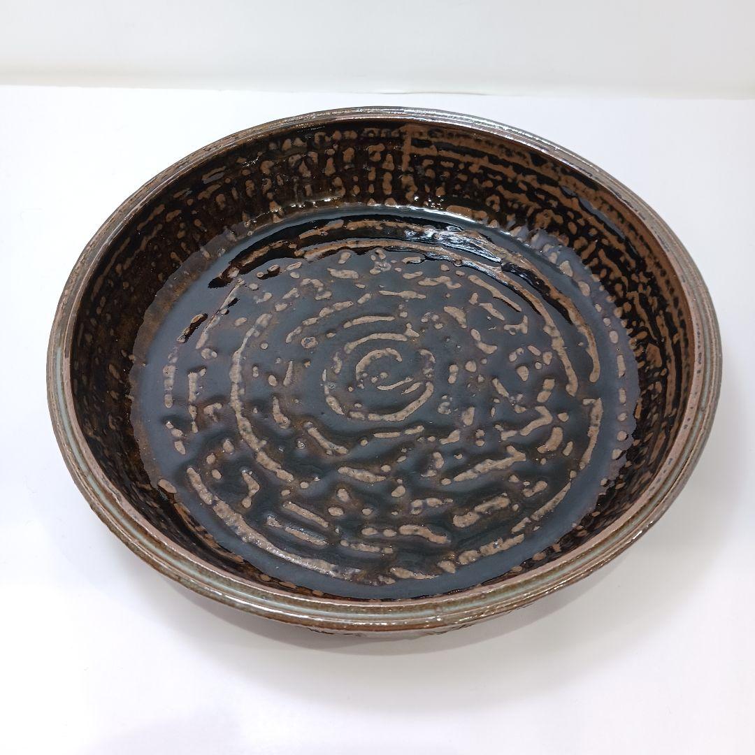 専用Y2846-3 茶道具 須恵窯 徳沢守俊 鉢 建水 直径22㎝ 共箱　て