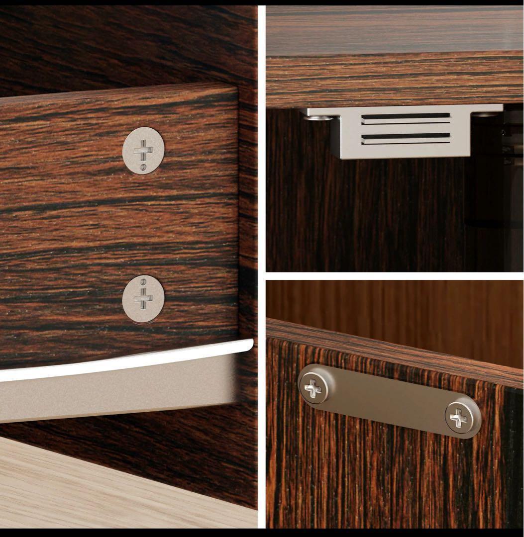 木製キャビネット 引き出し付 幅50cm x 奥行40cm x 高さ80cm