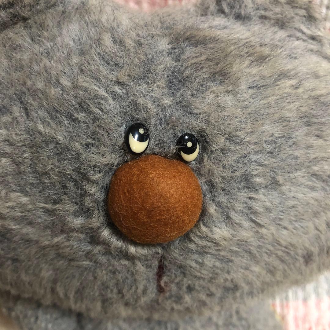 昭和レトロ　ヴィンテージ ぬいぐるみの三英　ウサギ＆クマ　ぬいぐるみ　中古品