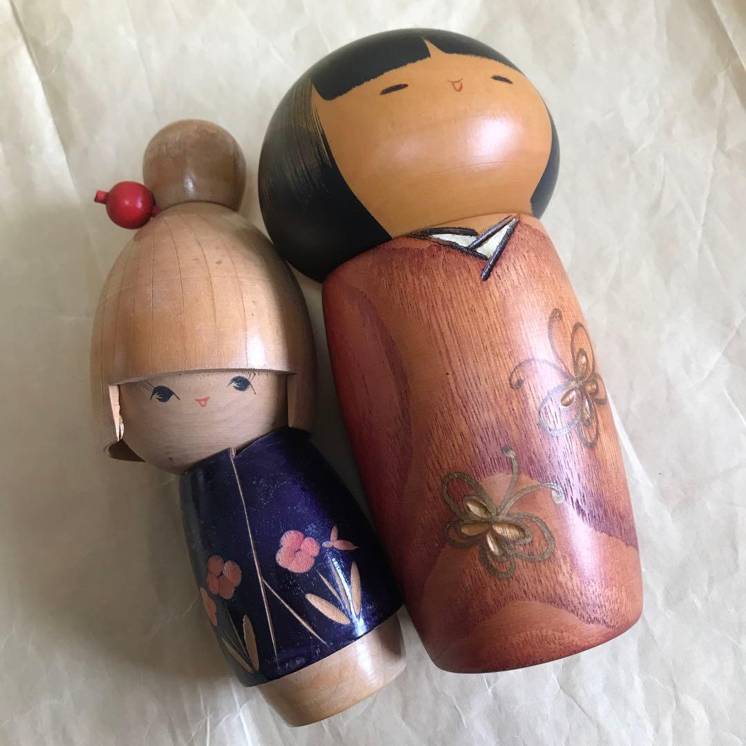 こけしセット民芸品　置物　日本　人形　伝統工芸品　インテリア こけし