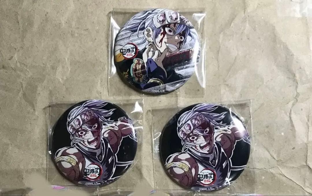 鬼滅の刃　全集中展　幕間画缶バッジ　宇髄天元