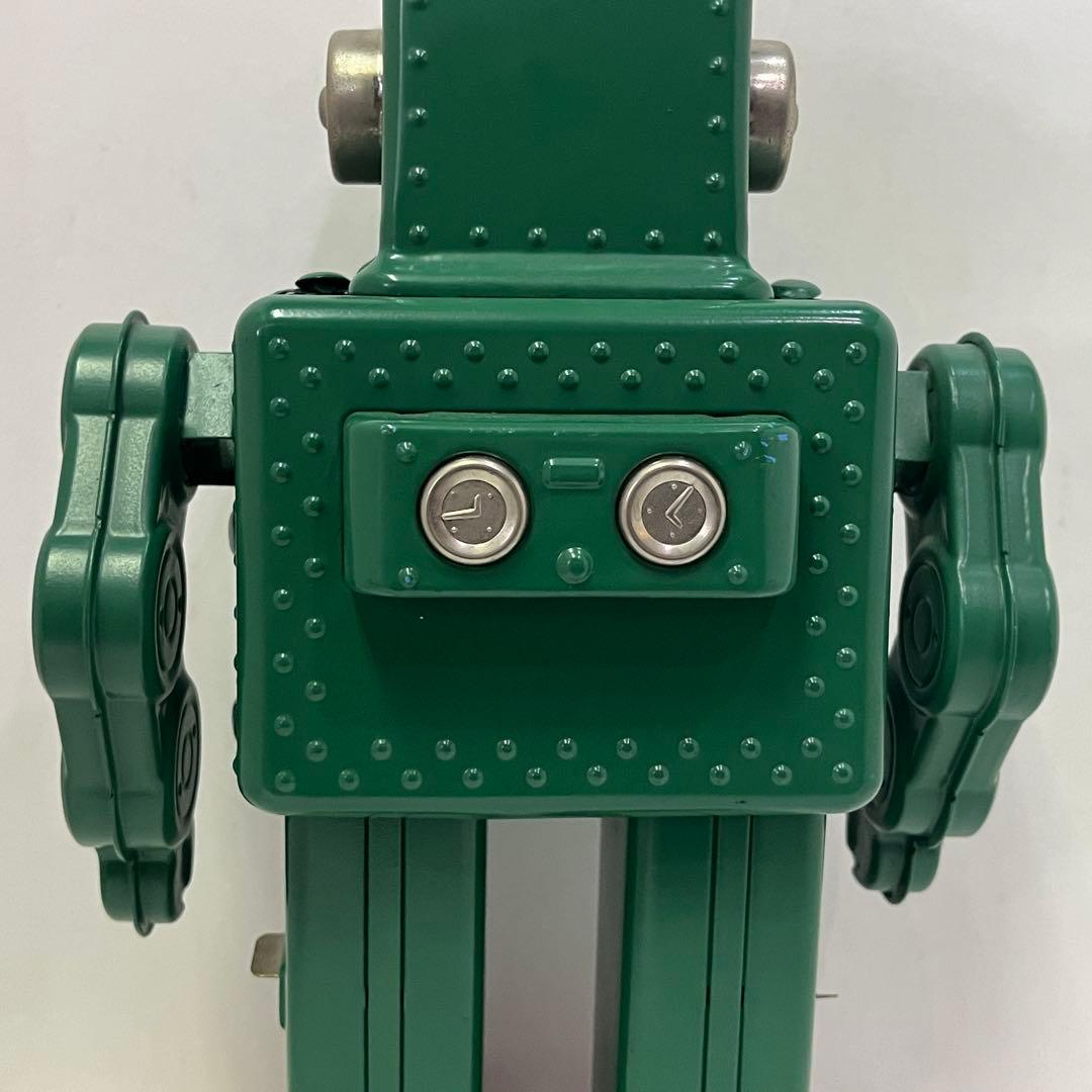 HAHATOY スモーキング スペースマン ブリキロボット 玩具 緑