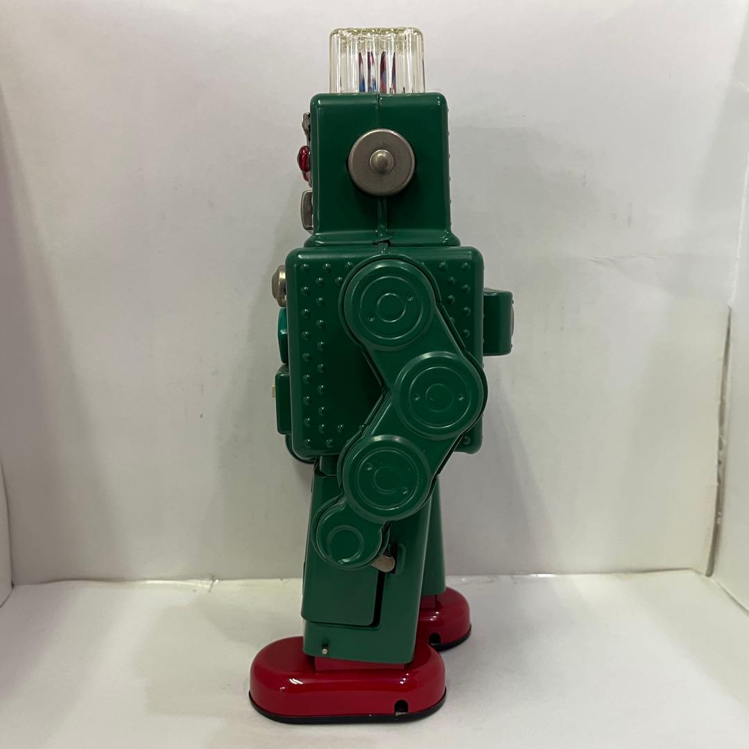 HAHATOY スモーキング スペースマン ブリキロボット 玩具 緑