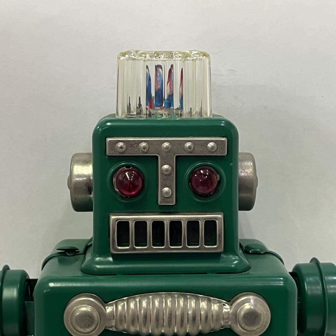 HAHATOY スモーキング スペースマン ブリキロボット 玩具 緑