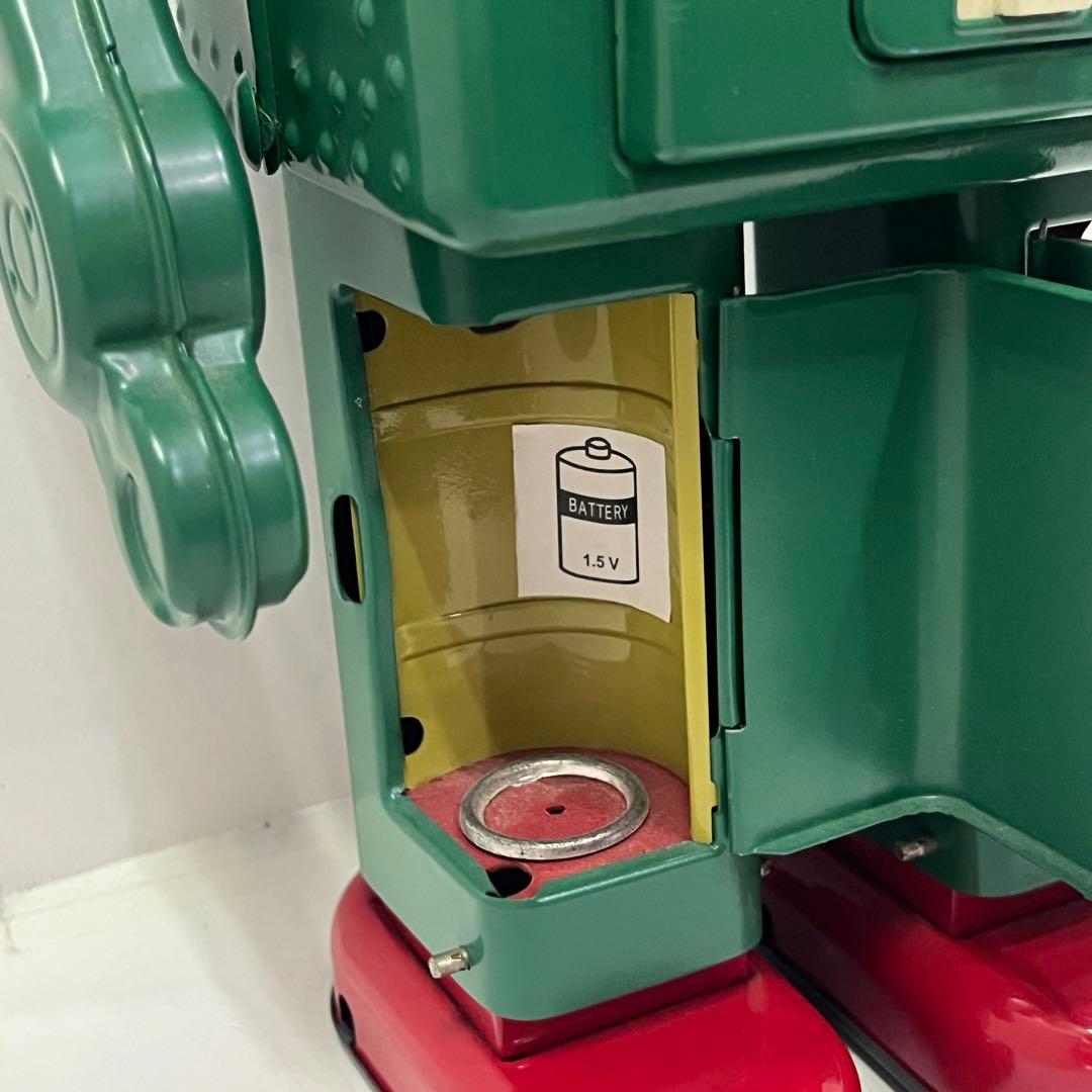 HAHATOY スモーキング スペースマン ブリキロボット 玩具 緑