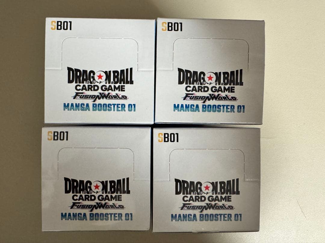 【Kaz1984】ドラゴンボール カードゲーム マンガブースター 4BOX