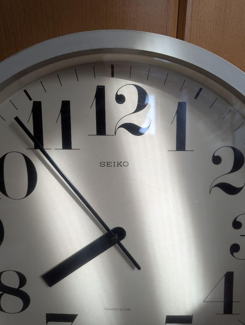 購入前コメント宜しく・レトロSEIKO・TRANSISTOR丸型壁掛け時計