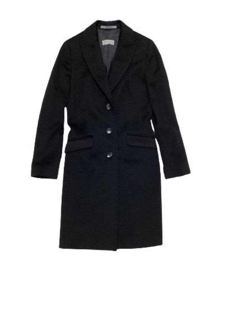 バーニーズ ニューヨーク チェスターコート ロロピアーナ ロング丈 黒