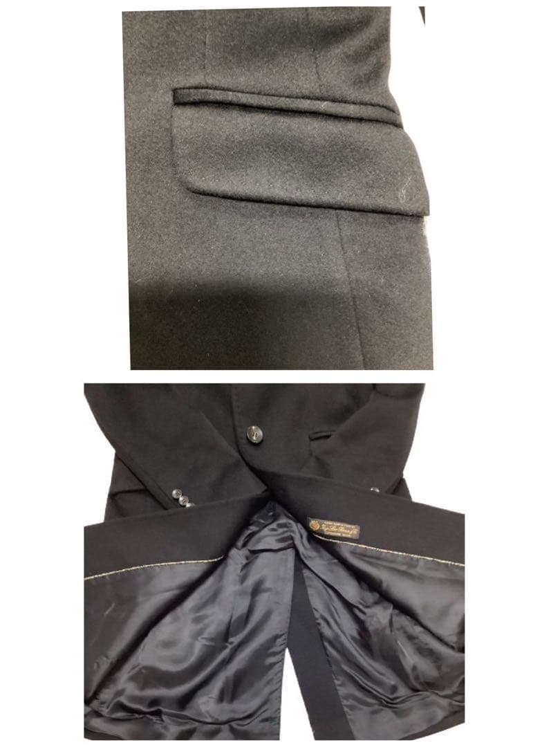 バーニーズ ニューヨーク チェスターコート ロロピアーナ ロング丈 黒