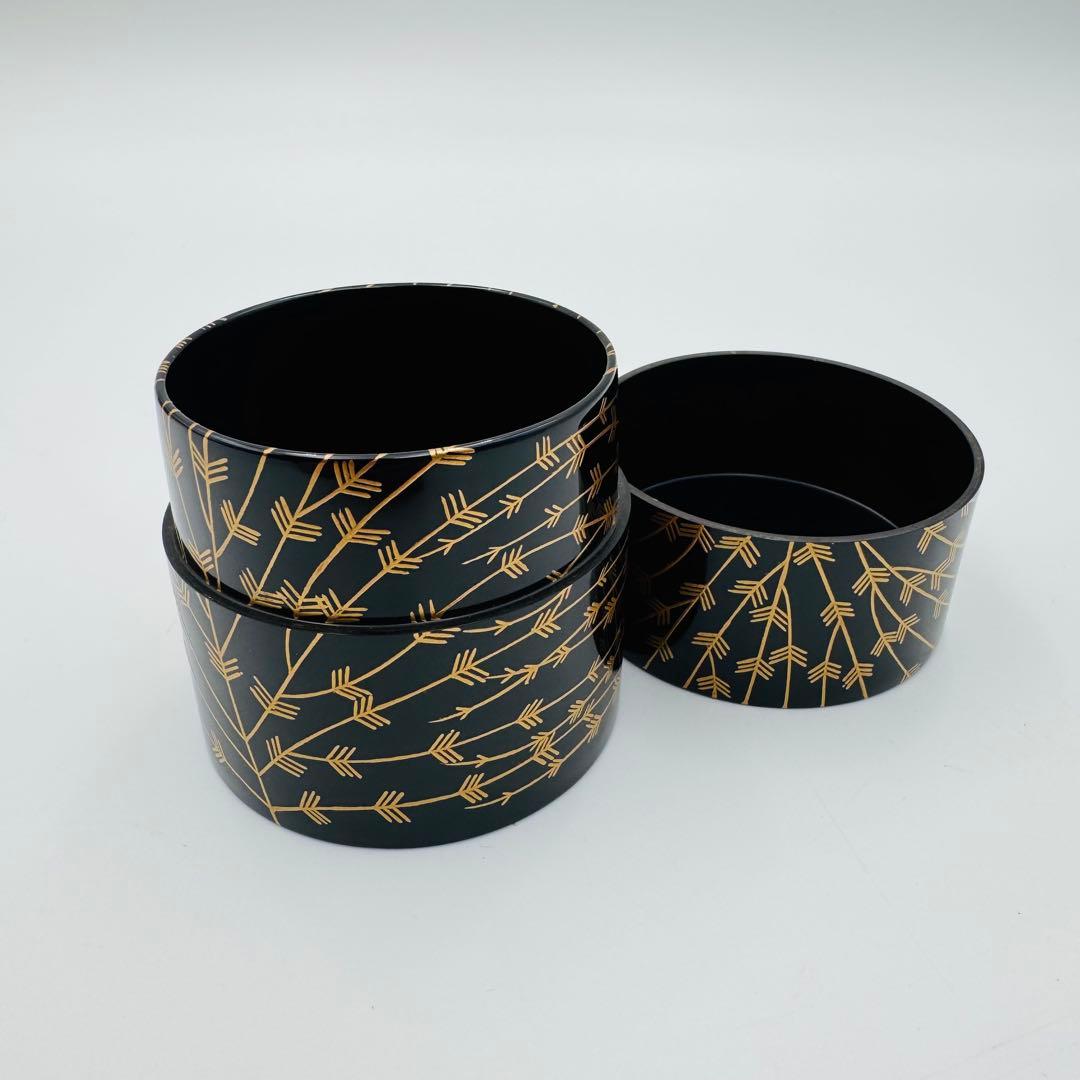 【一成　作　目張柳蒔絵　中次　棗　茶道具】骨董　アンティーク　インテリア