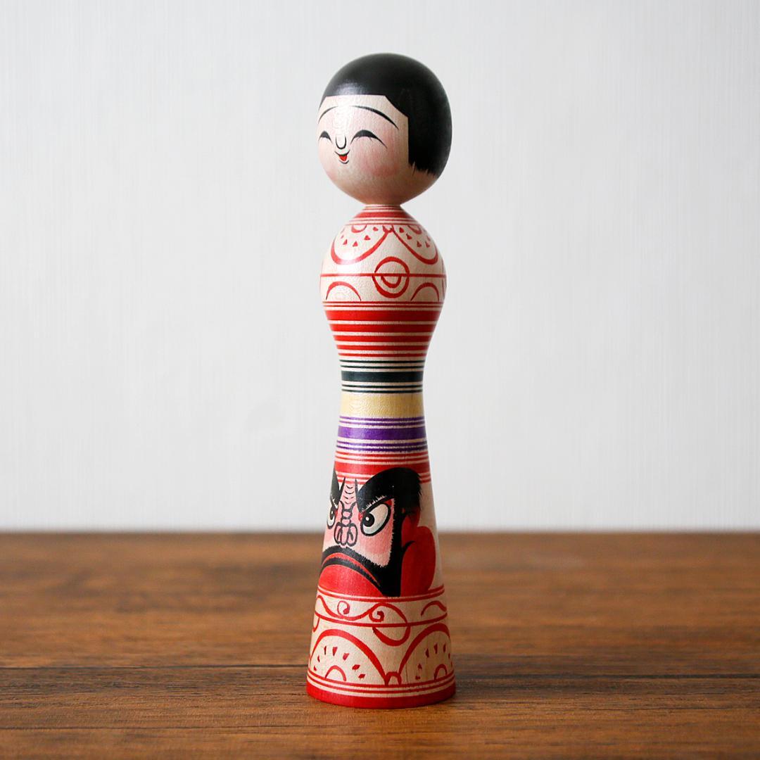 奥瀬鉄則 津軽こけし（23cm / 9in）