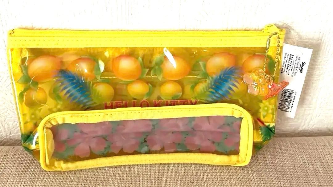 激レア!!サンリオハローキティ南国フルーツトロピカル　ハイビスカス　ポーチ