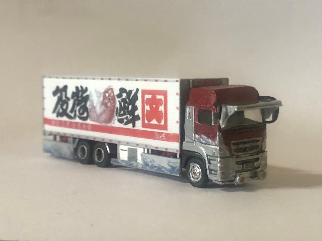 二代目角文観光鮮荷役押田運送デコトラックコレクション改造三菱スーパーグレート