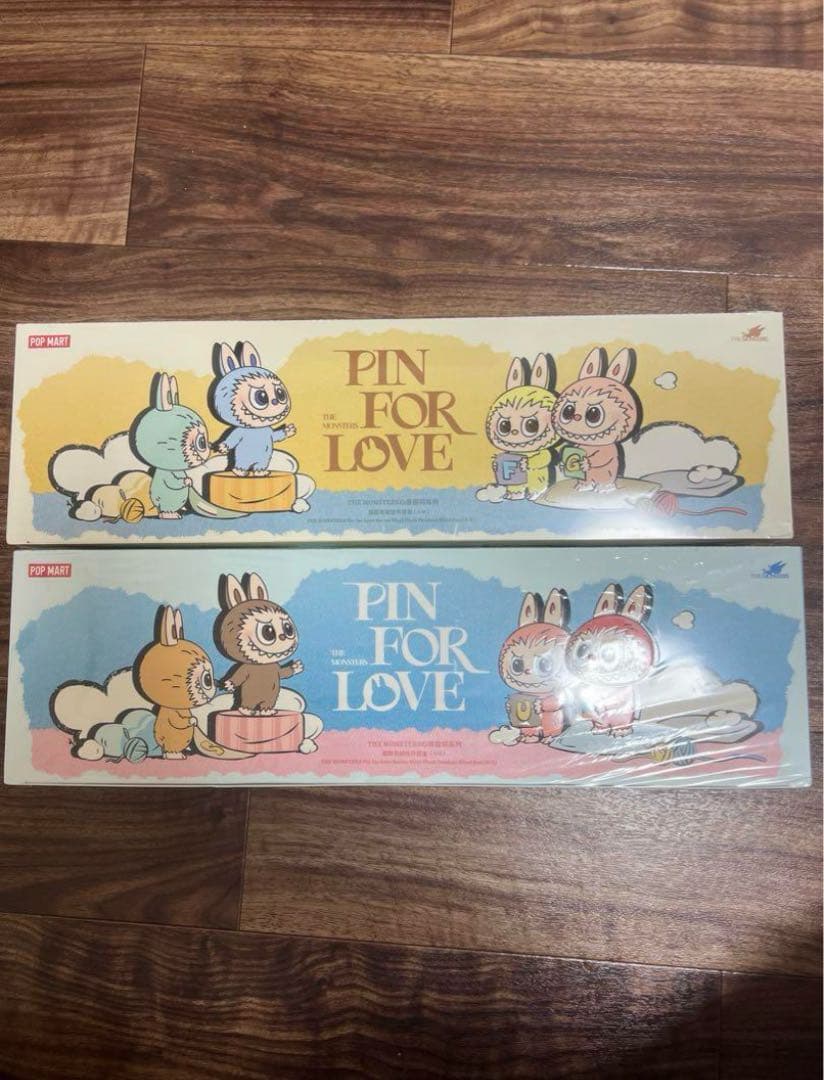 ラブブ LABUBU PIN FOR LOVE イニシャルアルファベット セット