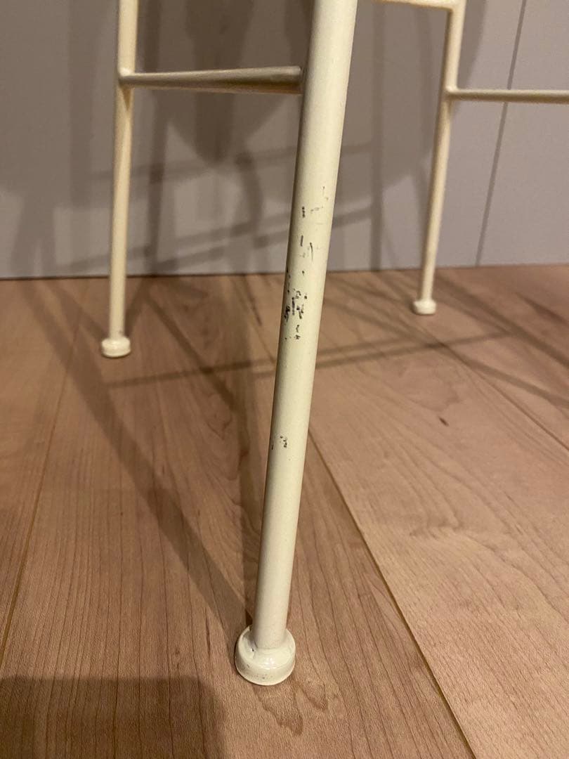 ZARA ハイスツール 回転式 グレー クッション