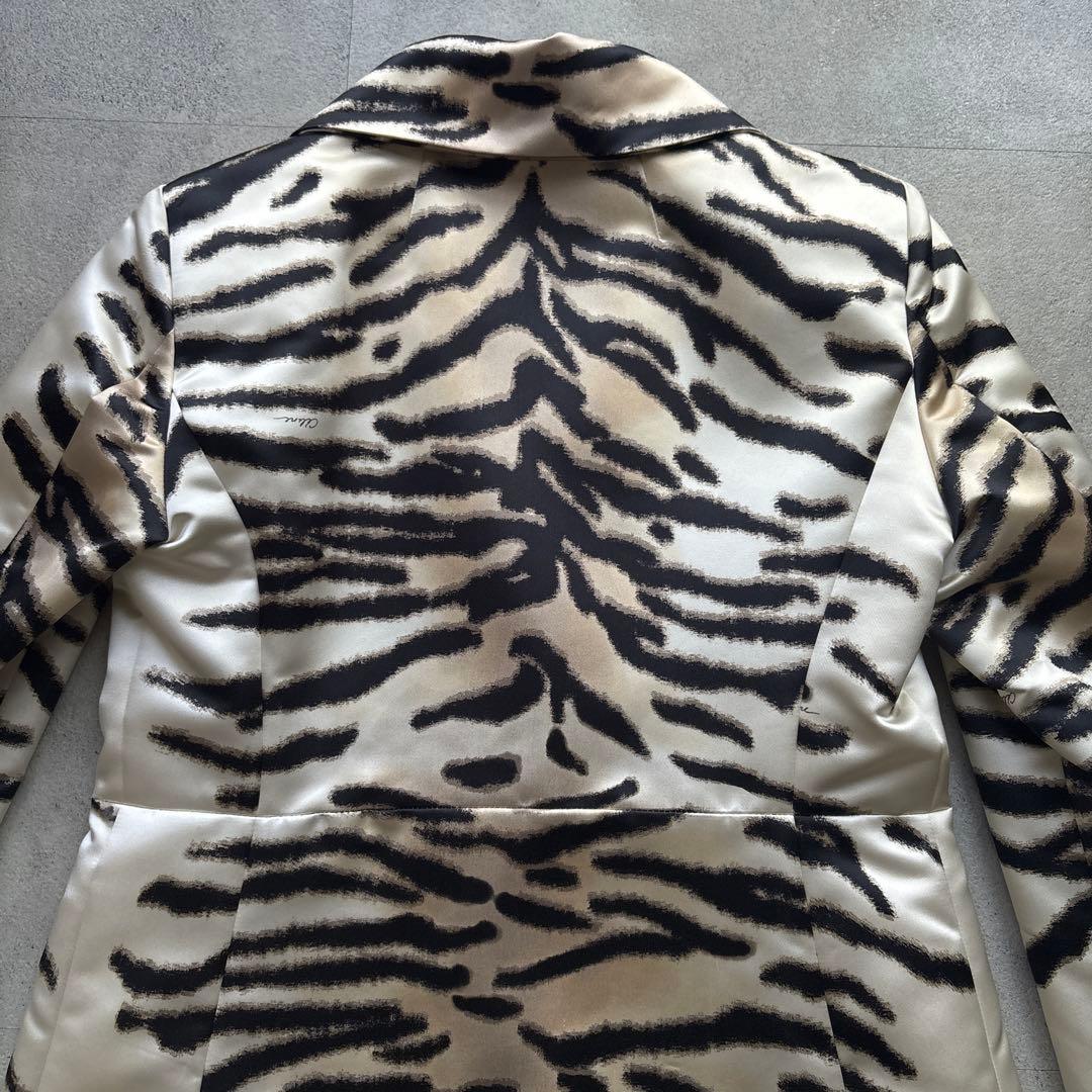 CELINE シルク混チェスターコート